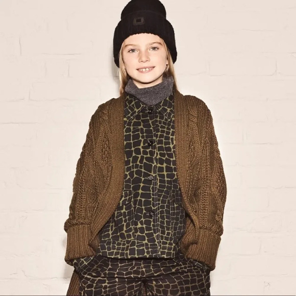 ZARA Kids | Green & Black | SRPLS PRINTED OVERSHIRT - Picture 6 of 7